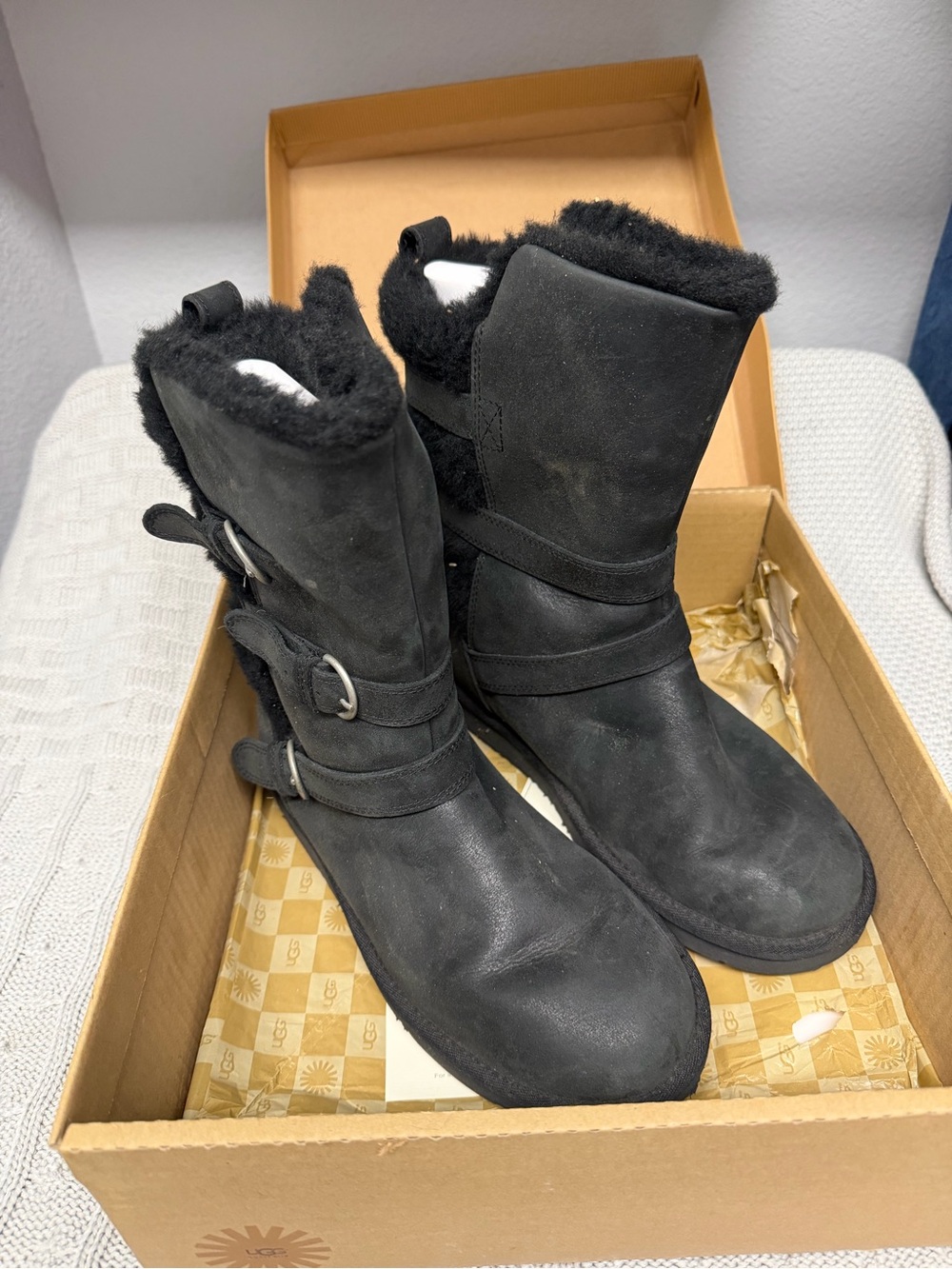 UGG Black Boots - Women's